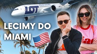 Lecimy do MIAMI - pierwsza podróż do USA 🇺🇸 Jedzenie w samolocie LOT i pierwszy DŁUGI LOT samolotem.