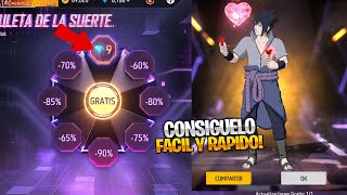 RÁPIDO CONSIGUE EMOTES CON 9 DIAMANTES EMOTE DE CORAZÓN ROSA  ASPECTOS RULETA DE LA SUERTE FREE FIRE