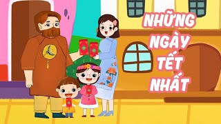 Những ngày tết nhất | Liên khúc bài hát thiếu nhi tết 2024 | Nhạc thiếu nhi Chun Chin