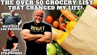 My OVER Age 50 Grocery List that Changed My Life!