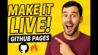 How to Host Your GitHub Code LIVE in 2 Minutes (GitHub Pages Tutorial)