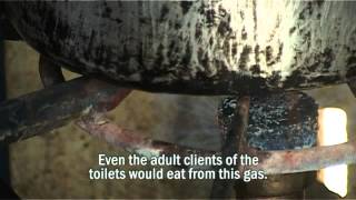 No bad smell from bio latrines in Kenyan slum