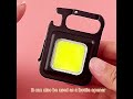 Mini LED Flashlight Portable USB Rechargeable Work Light