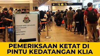 SETING KAUNTER KLIA SUDAH TIDAK ADA DAN RAMAI YG GAGAL MASUK .