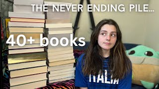 Every book I own but haven’t read yet… (my physical tbr)