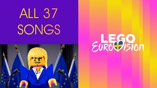 All 37 Songs | LEGO: Eurovision 2024 | #UnitedByMusic