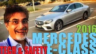 2016 Mercedes E Class tech and safety briefing in Dubai