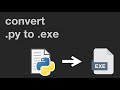 How to Export Python Files as .EXE