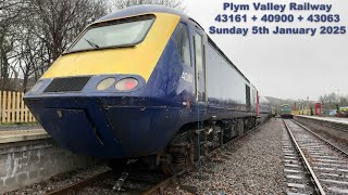 5|1|2025 - Ex. FGW Class 43 Nos. 43161 + 40900 + 43063 - Plym Valley Railway