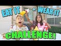 EAT IT OR WEAR IT CHALLENGE!!! Fun with Food!