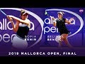 Sofia Kenin Vs Belinda Bencic 2019 Mallorca Open Final Wta Highlights