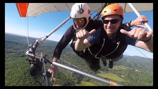 Tom Schneider Tandem Hang Gliding at Lookout Mtn  Flight Park