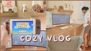 COZY VLOG -  room update, very personal q&a, and haul!
