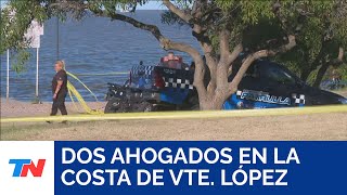 Dos ahogados en la costa de Vicente López: \