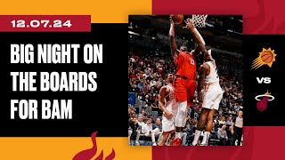 Bam Adebayo 25 PTS 12 REB 8 AST 🔥 | Phoenix Suns vs. Miami HEAT | December 7, 2024