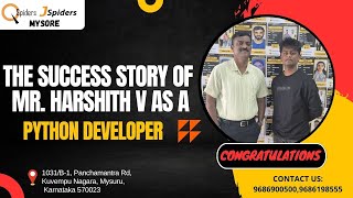 The Success Story of Mr. Harshith V As a Python Developer.
