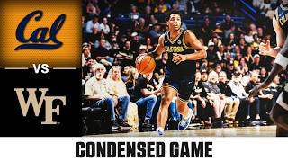 Cal vs. Wake Forest Condensed Game | 2025-26 ACC Men's Basketball