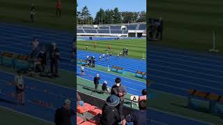 3年女子　60M 4組　ジュニアチャレンジカップ　駒沢