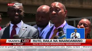 Rais Ruto amtaka Raila kutoa ushahidi mahakamani kuhusu mpango wa wizi wa kura
