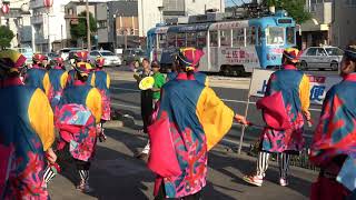 【4K】とらっくよさこい（ちふれ）高知よさこい祭り2018　本祭1日目　上町競演場 truck yosakoi