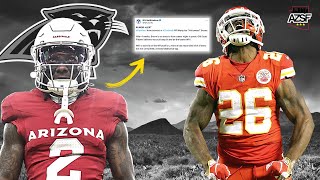 Trade RUMOR The Carolina Panther Has Called About Hollywood Brown | The Cardinals Bring In RB Help!