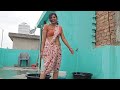 Low Saree | saree vlog | desi saree vlog navel | washing clothes vlog saree
