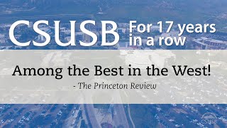 Princeton Review again lists CSUSB as one of the Best in the West