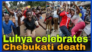 Luhyas in Western Celebrates Chebukati death news,refuces to send Condolences to his family