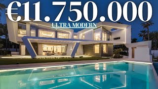 INSIDE INSANELY ULTRA MODERN MANSION !  (Los Monteros Playa, Marbella)