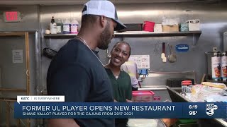 Former Cajuns football player, Vallot, opens restaurant in Lafayette