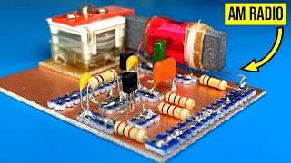how to make a simple AM radio, use transistor, jlcpcb