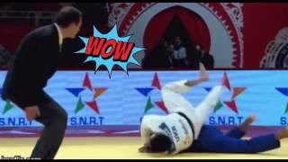 Amazing Uchi Mata - Harai Goshi Combination and funny referee