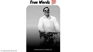 Akshay Kumar Motivational Lines❤️💯 True words | Motivational Heart Touching Lines| Whatsapp Status