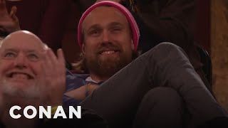 Audience New Year's Resolutions: Snowboarding Thor Edition | CONAN on TBS