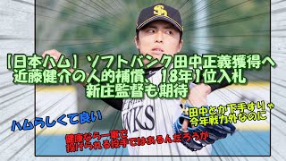 【日本ハム】ソフトバンク田中正義獲得！近藤健介の人的補償、新庄監督も期待【なんｊまとめ】