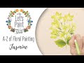 Learn to Paint a Jasmine - FolkArt One Stroke A-Z of Floral Painting