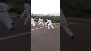 Goby teaches Karate in Cameroon in December 2023-01