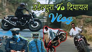 Bike riding vlogs nepal Dadeldhura to Dipayal pahadi Bike accident Vlog 2023