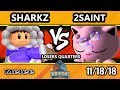 DHATL18 SSBM - Sharkz (Ice Climbers) Vs. MNT | 2saint (Jigglypuff) - Smash Melee Losers Quarters