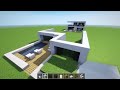 minecraft how to build a small modern house tutorial 41