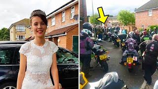 Bullied Teen Is Scared To Go To Prom, Then 120 Bikers Knock At Her Door!