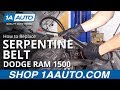 How to Replace Serpentine Belt 94-02 Dodge Ram 1500