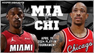 Chicago Bulls vs Miami Heat  Game Highlights | 2024 NBA Play-In Tournament
