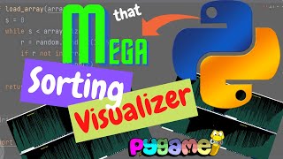 Write 1 visualizer code for any Sorting Algorithm in Python
