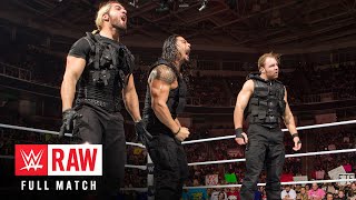 FULL MATCH: The Shield attack The Rock: Raw, Jan. 21, 2013