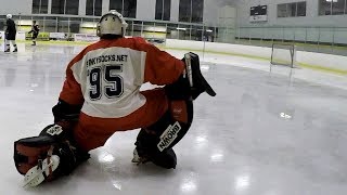 Best Save Ever?  Old School Beer League Goalie