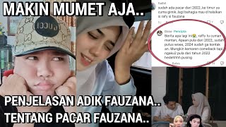 EMOSI WARGANET MERADANG‼️ADIK FAUZANA ANGKAT BICARA SOAL ELOKNYA DAN RAFFY..