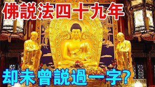 你怎麼理解這句話？  “佛說法49年，卻未曾說過一字”