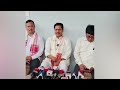 watch press briefing by shri bhupen kumar borah at assam pcc office in guwahati.