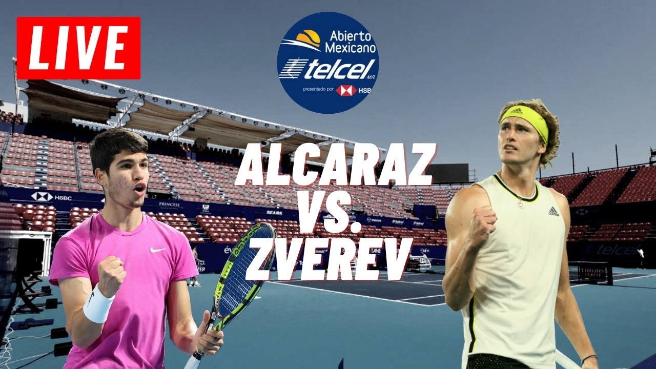 CARLOS ALCARAZ VS. ALEXANDER ZVEREV *LIVE COMMENTARY* - YouTube